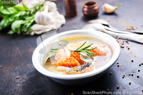 Image of fish soup