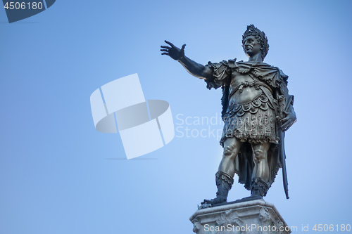 Image of Bronze statue of Emperor Augustus 