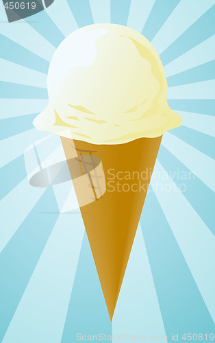 Image of Ice cream cone illustration