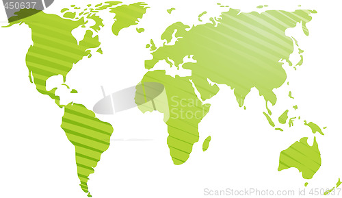 Image of Map of the world illustration