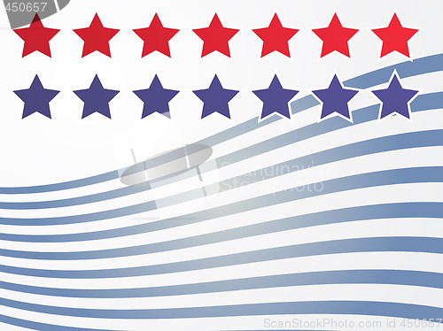 Image of Stars and stripes illustration