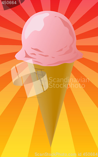 Image of Ice cream cone illustration