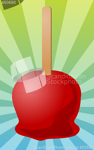 Image of Candy apple illustration