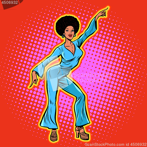 Image of retro African disco dance