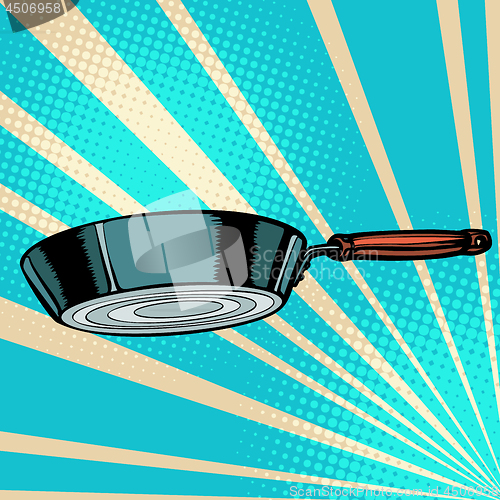 Image of griddle frying pan skillet saucepan kitchen utensils