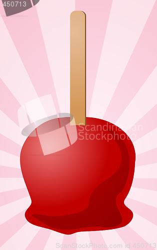 Image of Candy apple illustration