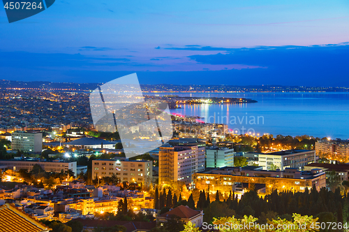 Image of Aerial view of Thessaloniki, Greece