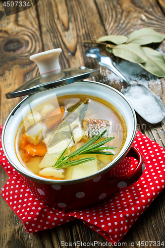 Image of fish soup