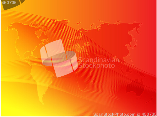 Image of Map of the world illustration