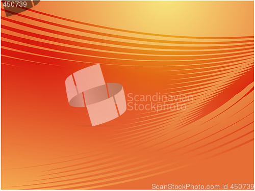 Image of Wavy glowing colors