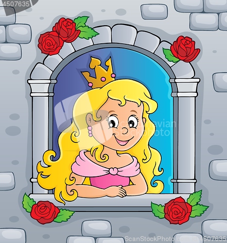 Image of Princess in window theme image 2