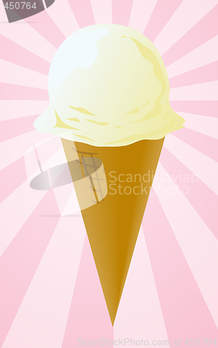 Image of Ice cream cone illustration