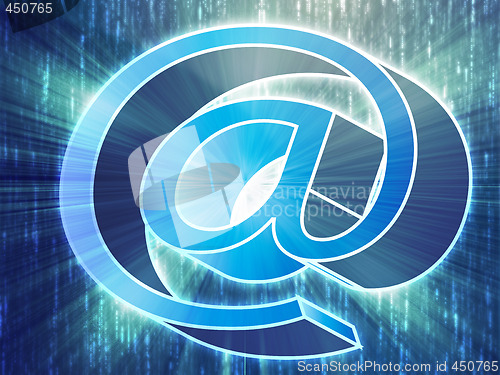 Image of At internet symbol