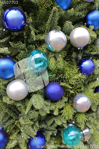 Image of Christmas Baubles Blue