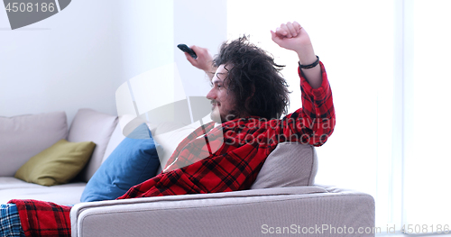 Image of young man enjoying free time
