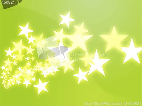 Image of Flying stars illustration