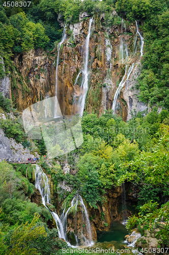 Image of Waterfalls in Plitvice Lakes National Park, Croatia