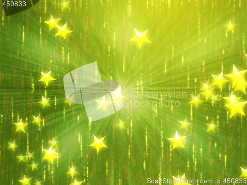 Image of Flying stars illustration