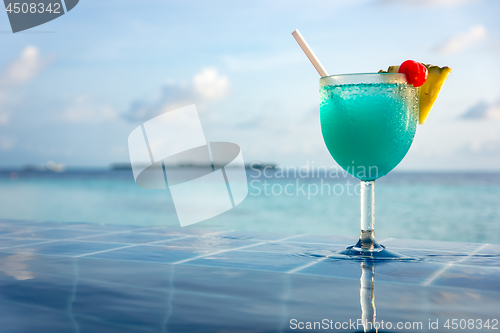 Image of Cocktail near the swimming pool