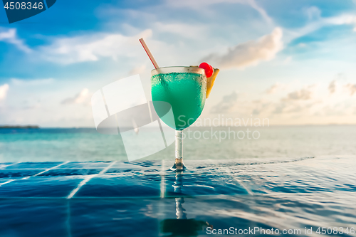 Image of Cocktail near the swimming pool