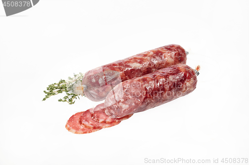 Image of Sausage Ans Greenery