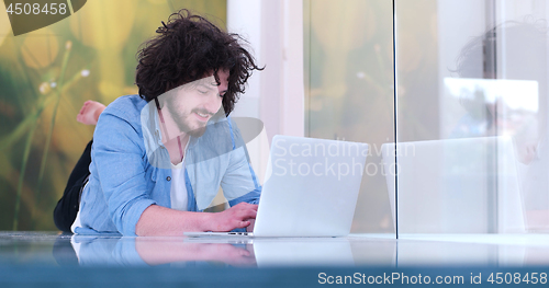 Image of man enjoying relaxing lifestyle