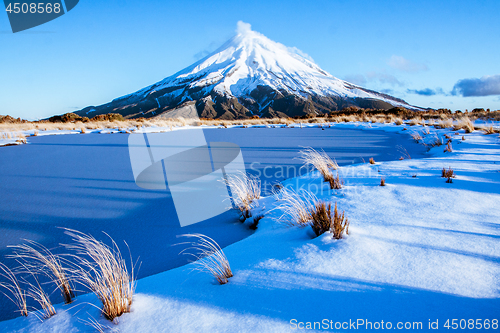 Image of Mount Taranaki in New Zealand