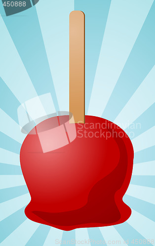 Image of Candy apple illustration