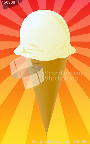 Image of Ice cream cone illustration