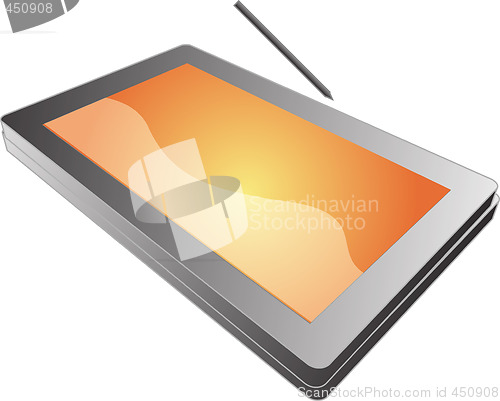 Image of Tablet pc notebook