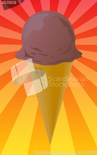 Image of Ice cream cone illustration