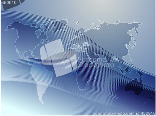 Image of Map of the world illustration