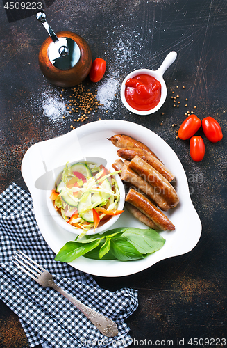 Image of grilled sausages 