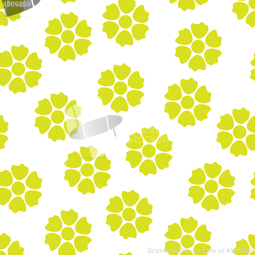 Image of Vector seamless napkin background with flowers