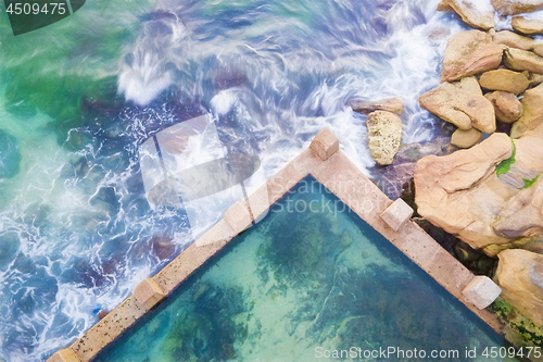 Image of Coogee Ocean Rock Pool top down view