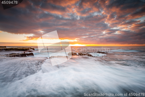 Image of Rock shelf flows and waterfalls Maroubra