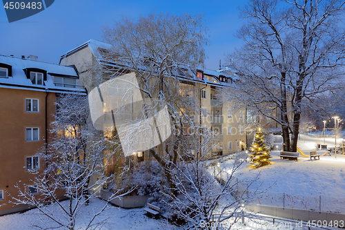 Image of Stockholm in winter 