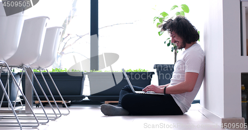 Image of man enjoying relaxing lifestyle