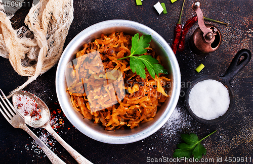 Image of fried cabbage