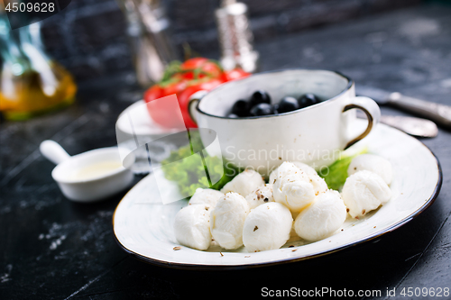 Image of  ingredients for greek salad