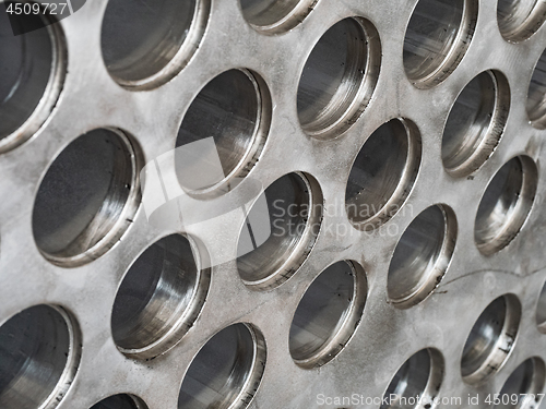 Image of Detail of industrial heat exchanger