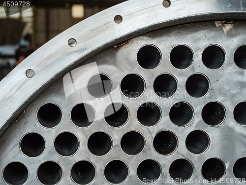 Image of Detail of industrial heat exchanger