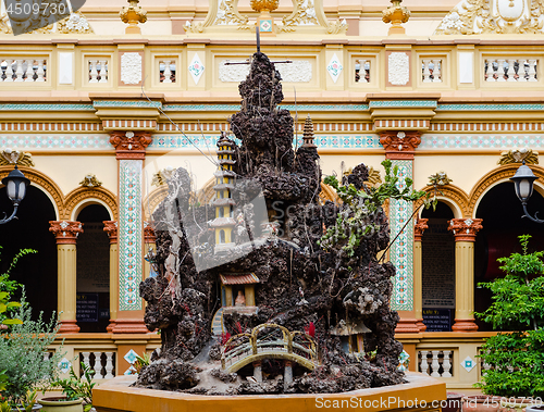 Image of The Vinh Trang Temple in My Tho,  Vietnam