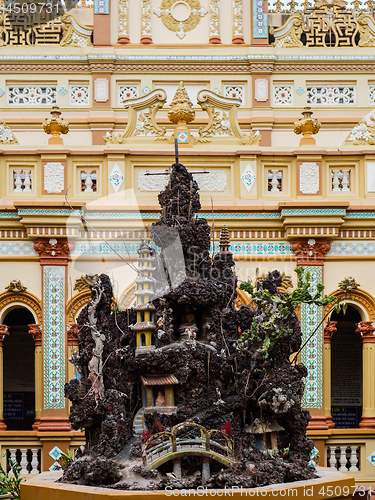 Image of The Vinh Trang Temple in My Tho,  Vietnam