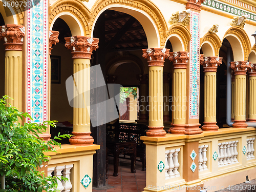 Image of The Vinh Trang Temple in My Tho,  Vietnam