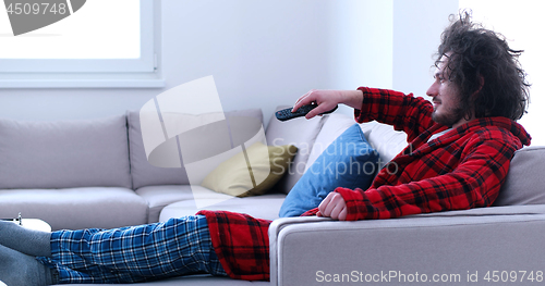 Image of young man enjoying free time