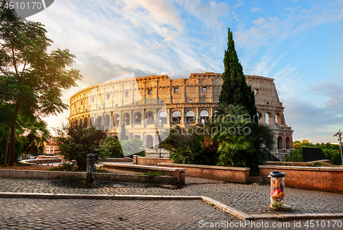 Image of Sunrise over Coliseum