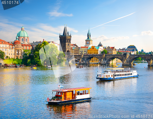 Image of Charles bridge in Prague