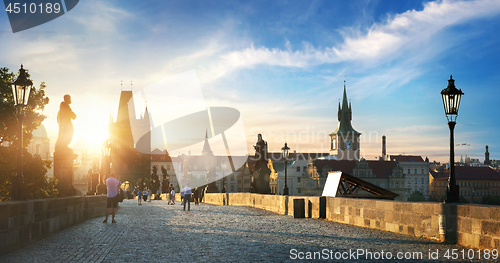 Image of Prague at dawn