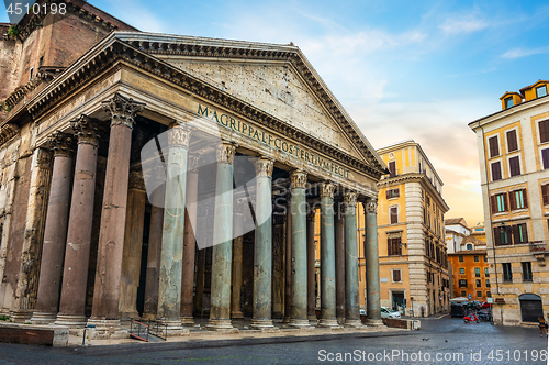 Image of Ancient Pantheon in Rome